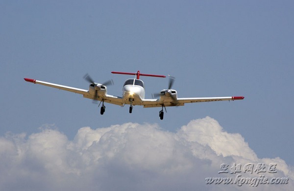 ŵPA-44 on landing at Son Bonet Aerodrome